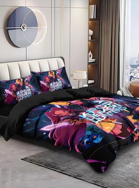 3pcs Kpop Girl Group Printed Coreless Duvet Set, Multi Size