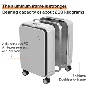 Mixi NEW Aluminum Frame Suitcase Carry On Rolling Luggage w