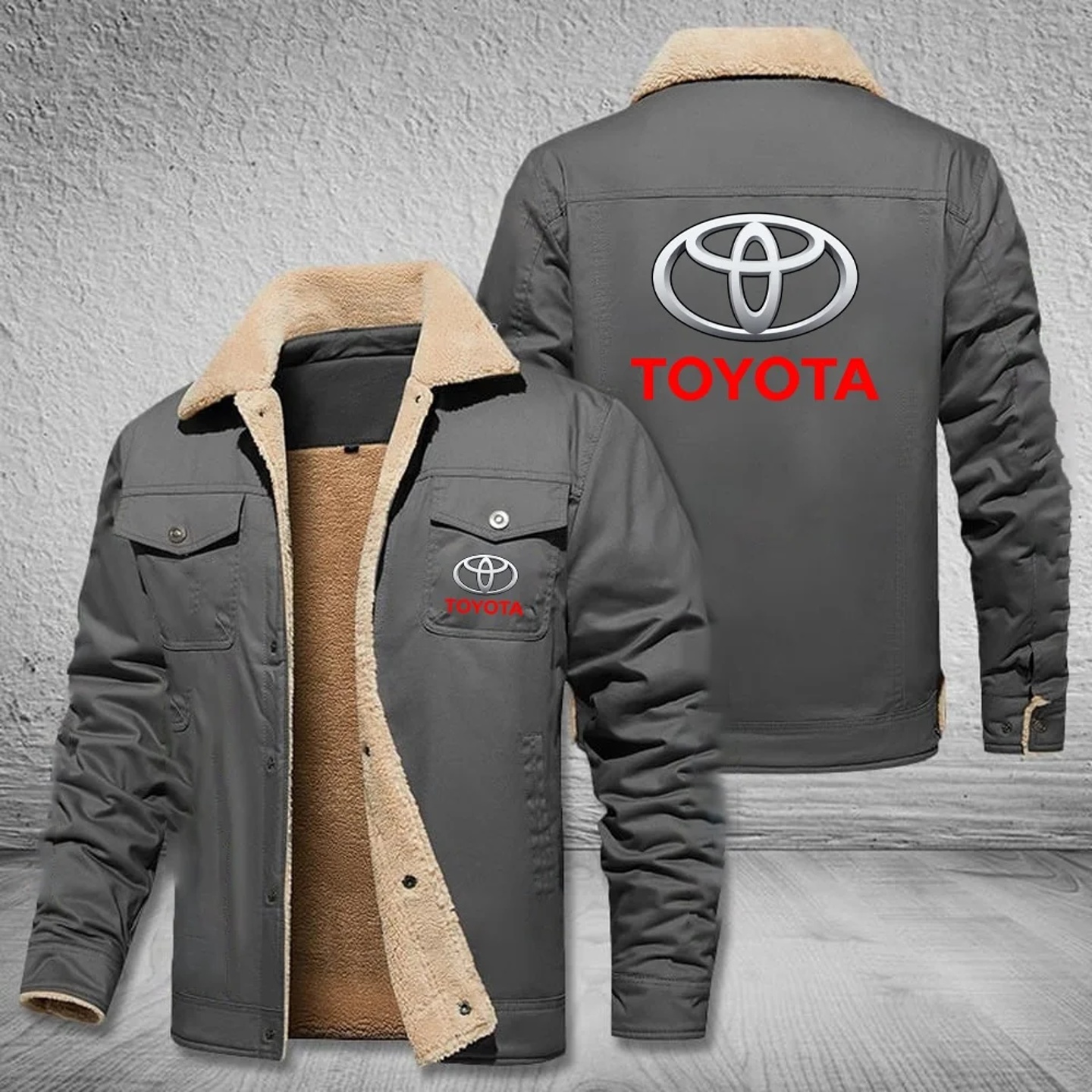 Toyota Jacket Men's Cotton-padded Jacket Winter Woolen Inne