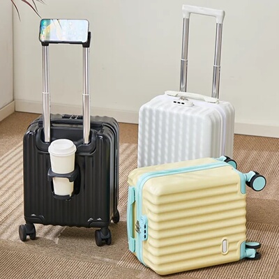 14-Inch Small Luggage Can Go On The Plane Without Checking,