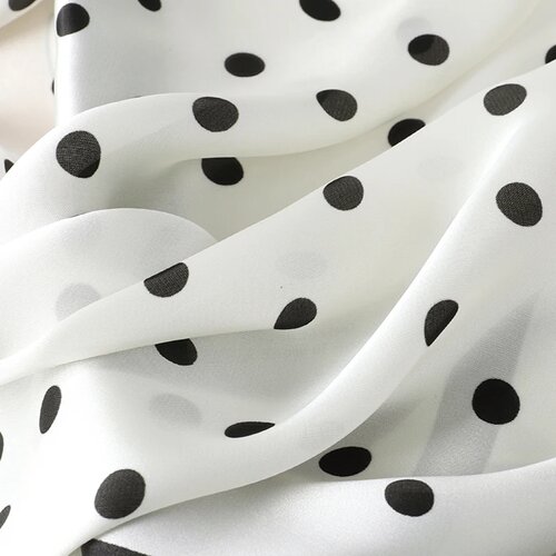 Lady Hair Dot Scarf Female Silk Square Scarves Head Wraps f