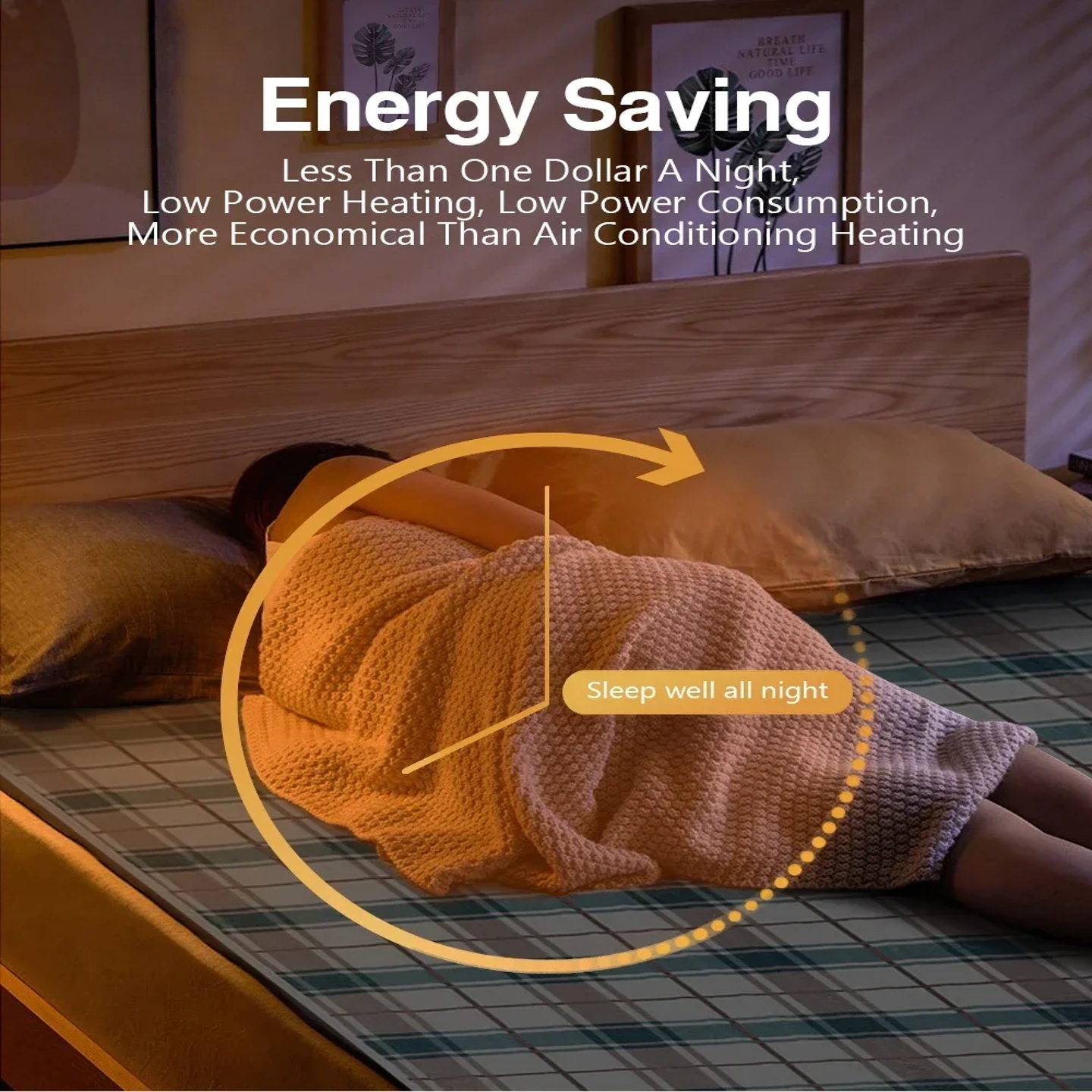 110V / 220V Electric Blanket Smart Control Heated Blanket T