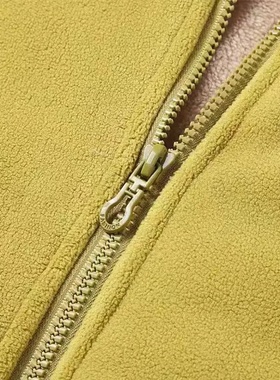 Winter Fleece Jackets for Men and Women, Lamb Wool Lining,