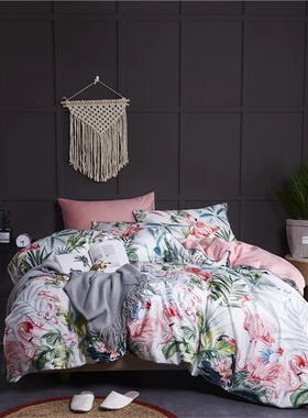 29Color 4/6Pcs Luxury Egyptian Cotton Bedding Set Queen Kin