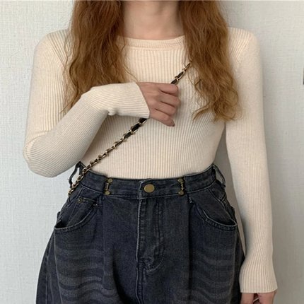 2025 New Women Sweater Autumn Winter Long Sleeve Pullover B