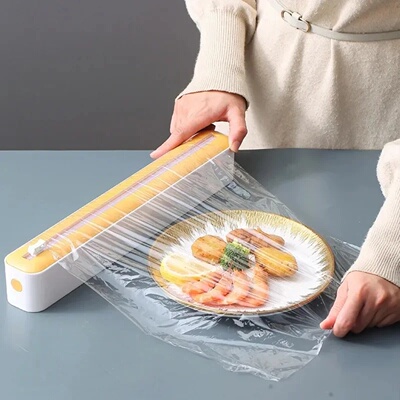 Kitchen Disposable Cling Film Cutter, Point Breaking Househ