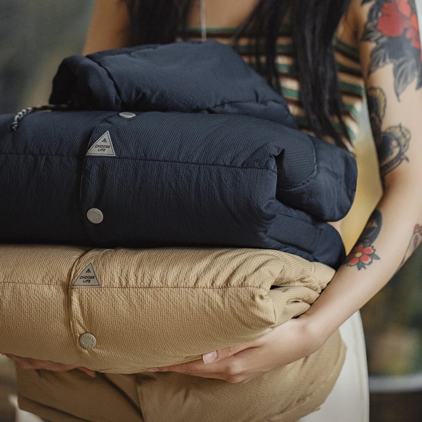 Maden Women's Winter Thickened Down Jacket 90 White Duck Do