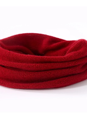 100% Merio Wool Neck Warmer Women Winter Warm Fashion Hollo