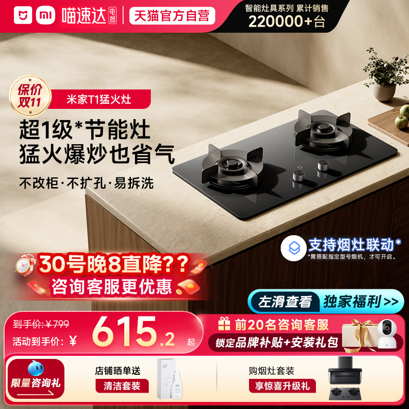 【咨询享清洁套装】T1猛火灶