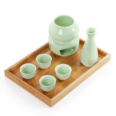 厂家直销陶瓷温酒器 温酒壶 酒具青瓷烫酒壶暖温酒品分酒器皿套装