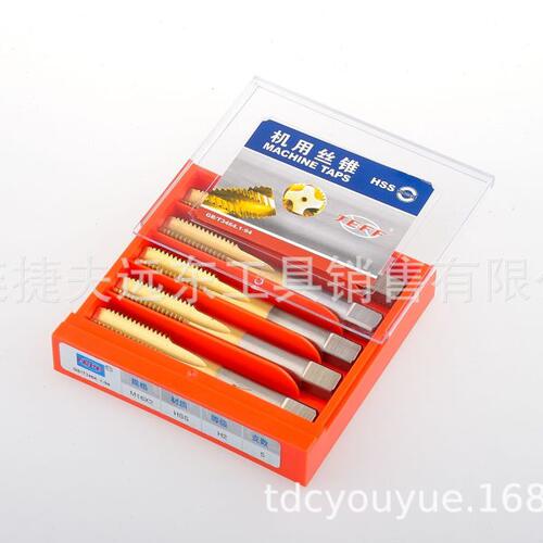 大连远东丝锥 TIN涂层机用丝锥M20*2.5 模具钢专用通孔