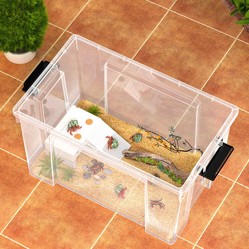 乌龟专用a缸大防逃防逃饲养箱高透明塑料家用养殖周转箱养箱