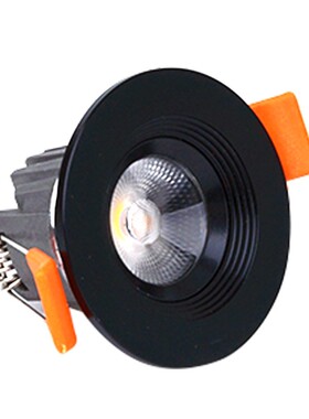 黑色迷你led小射灯天花灯3W5W嵌入式小孔5cm4.5公分45 50mm酒柜灯