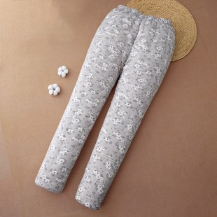 保暖裤 加厚宽松成人妈妈保暖弹力高腰修身 女士冬装 纯手工棉花棉裤