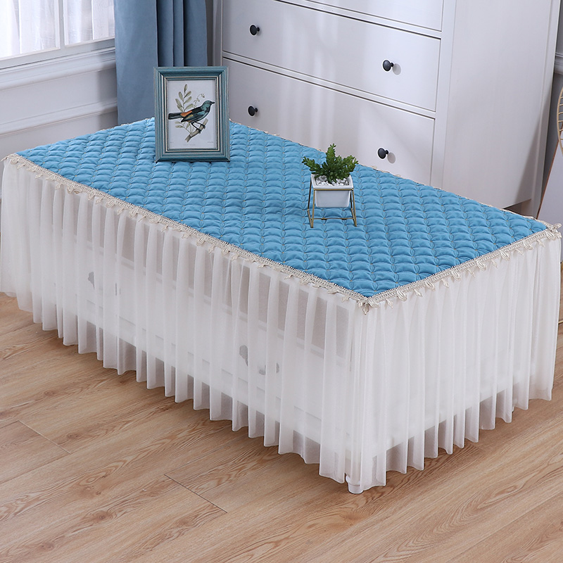 布艺茶几桌布套罩全包长方形茶几蕾丝盖布客厅家用餐桌垫台布盖巾