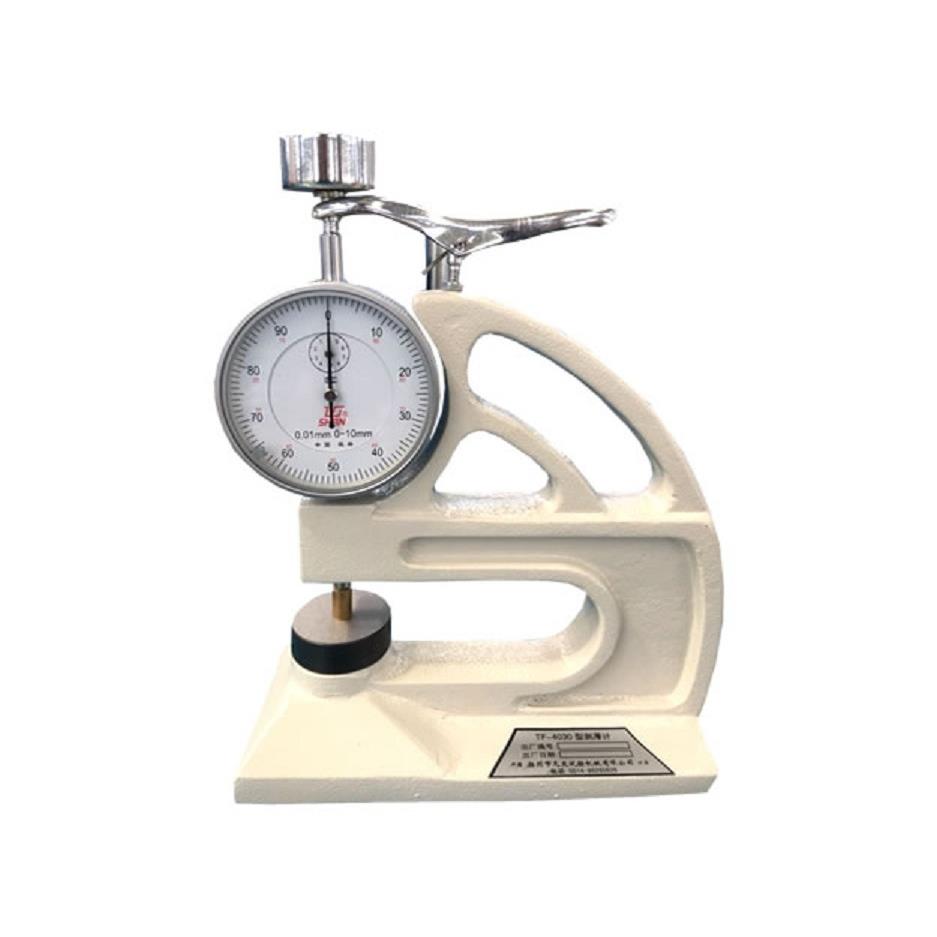 橡胶试验厚度测厚仪手提式橡胶测厚仪纸板皮革薄膜薄片