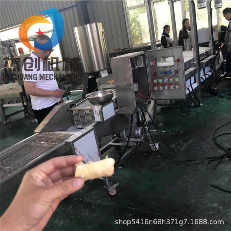 鳕鱼块上浆机 全自动鱼块油炸机 厂家研发鳕鱼条上浆油炸整套设备