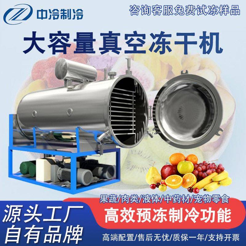 5平方真空冻干机器榴莲菠萝蜜凤梨冻干设备燕窝咖啡冻干机器厂家