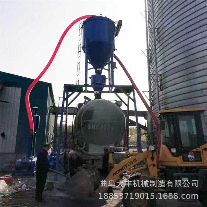 烟台集装箱卸灰气力输送机粉料装车输送机散装灰自吸式气力输送机