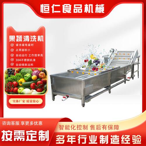 低价销售黄瓜芸豆清洗机菠萝水果清洗设备中药材黄精清洗机器