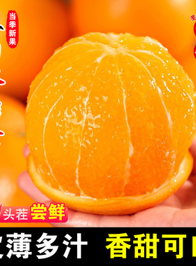 正宗麻阳冰糖橙新鲜水果橙子当季大果一级当季整箱手剥甜橙包邮