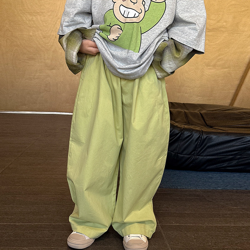 男童春装休闲裤2026新款 儿童春秋薄款中大童男孩春季宽松裤子6岁