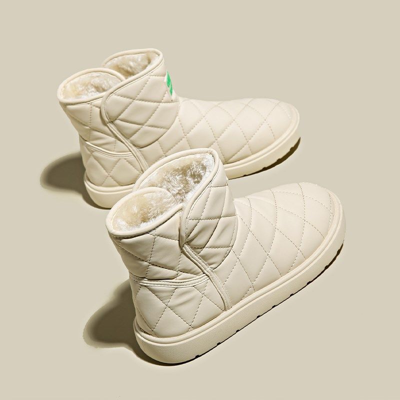 雪地靴女2025冬季新款外穿加厚加绒保暖棉鞋孕妇防滑软底宽松短靴,女鞋,时尚雪地靴,淘宝优惠券,粉丝福利购,淘宝优惠卷