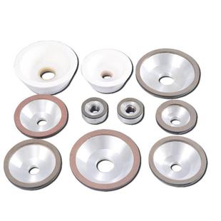 新品切捆条机圆刀片磨刀砂轮 切条机砂轮磨刀石 切布机碗型合金砂