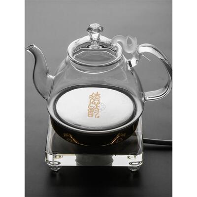德云水晶坊S518快速电水壶茶艺水壶烧水滋养原玻璃自动断电