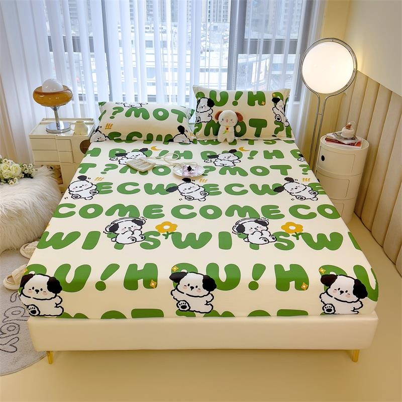 纯棉床笠单件床罩四季全棉防尘床罩床套床垫保护罩夏季床单全包