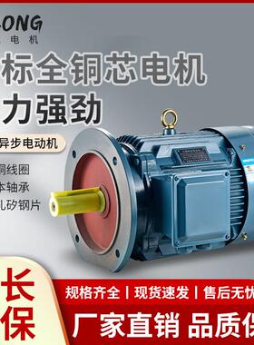 立式/卧式三相电机YE3-90L-4 1.5KW/90S-2/1.1/2.2/3KW380V电动机