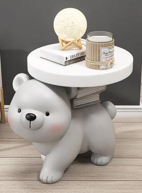 创意熊大型落地摆件客厅沙发旁茶几装饰床头柜家居装饰品乔迁礼物