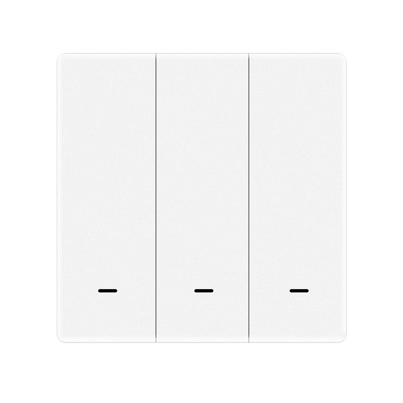 Tuy涂鸦智能零火单火关面板遥控语音定时白色按键大板