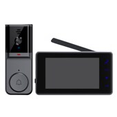 视门铃带显示屏智能对讲免打远距离带摄像头无需