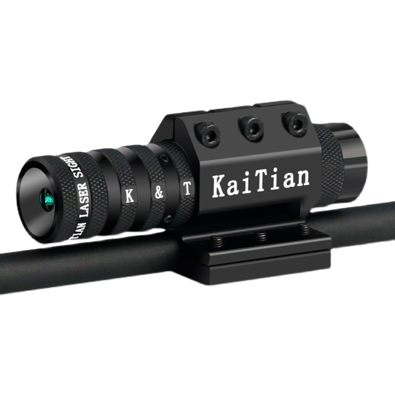 代升级版免预热绿激光瞄准器2孔孔孔调节抗震绿激光定位校瞄