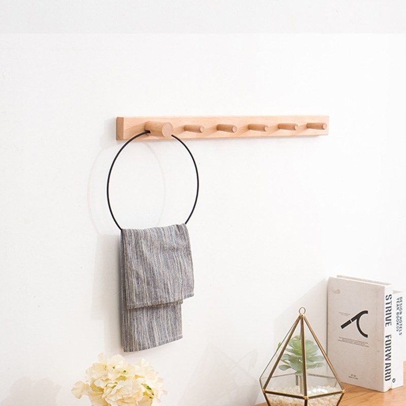 创意手工实木衣帽钩壁挂卧室玄关门后衣架免打孔墙上挂衣钩装饰品,收纳整理,挂钩/粘钩,淘宝优惠券,粉丝福利购,淘宝优惠卷
