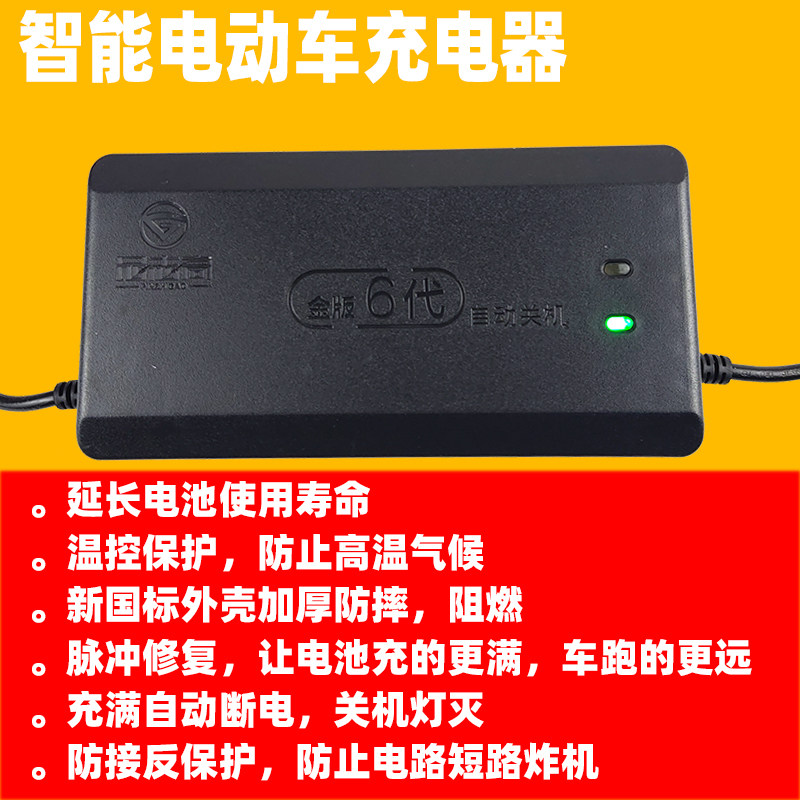 电车轮车电动车充电器伏助力车通用