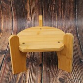 泡酒瓶底座竹木圆形底座玻璃瓶陶瓷酒坛工艺品瓶座鱼缸底座