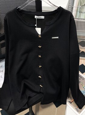 胡子叔大码春装新款v领套头针织衫女胖mKm时尚百搭设计感显瘦毛衣