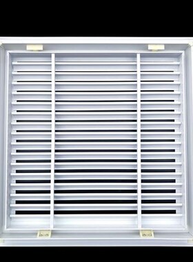 中央空调进回出风口格栅检修口盖板塑料通风罩百叶窗350/W400pvc