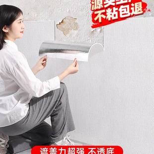 墙纸自粘防水防潮墙布q3d立体墙贴掉灰专用背景墙墙面家用自贴壁