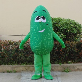 动漫植蔬菜表演青瓜苦瓜娃娃毛绒道具行走卡通人偶衣服装巡演定制