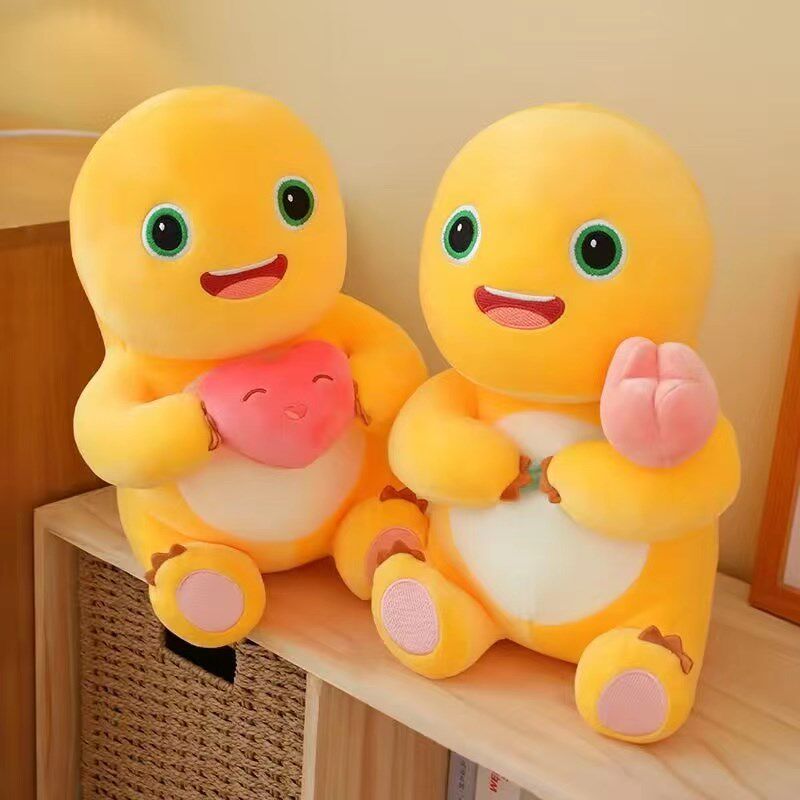 正版爱心玫瑰花小奶龙公仔抱枕水豚挨揍玩偶N毛绒玩具女生女友礼