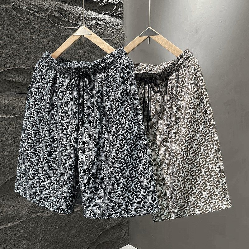 380斤大码夏季休闲薄款潮牌短裤男宽松沙滩裤新款加肥加大五分裤,男装,短裤,淘宝优惠券,粉丝福利购,淘宝优惠卷