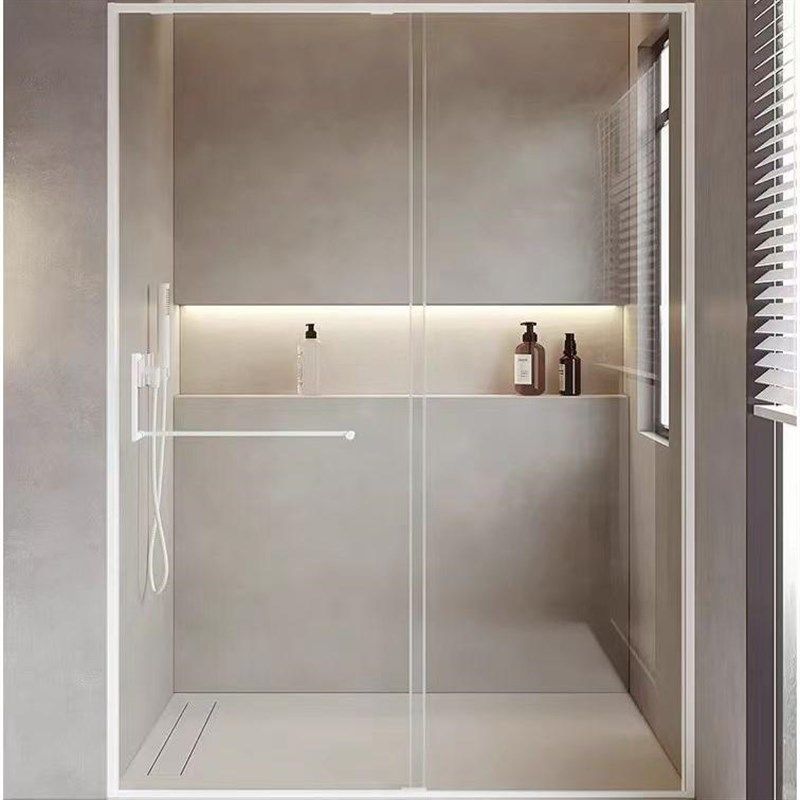 极简缓冲一字型房干湿分离玻璃浴室推拉移门浴屏,家装主材,整体淋浴房,淘宝优惠券,粉丝福利购,淘宝优惠卷