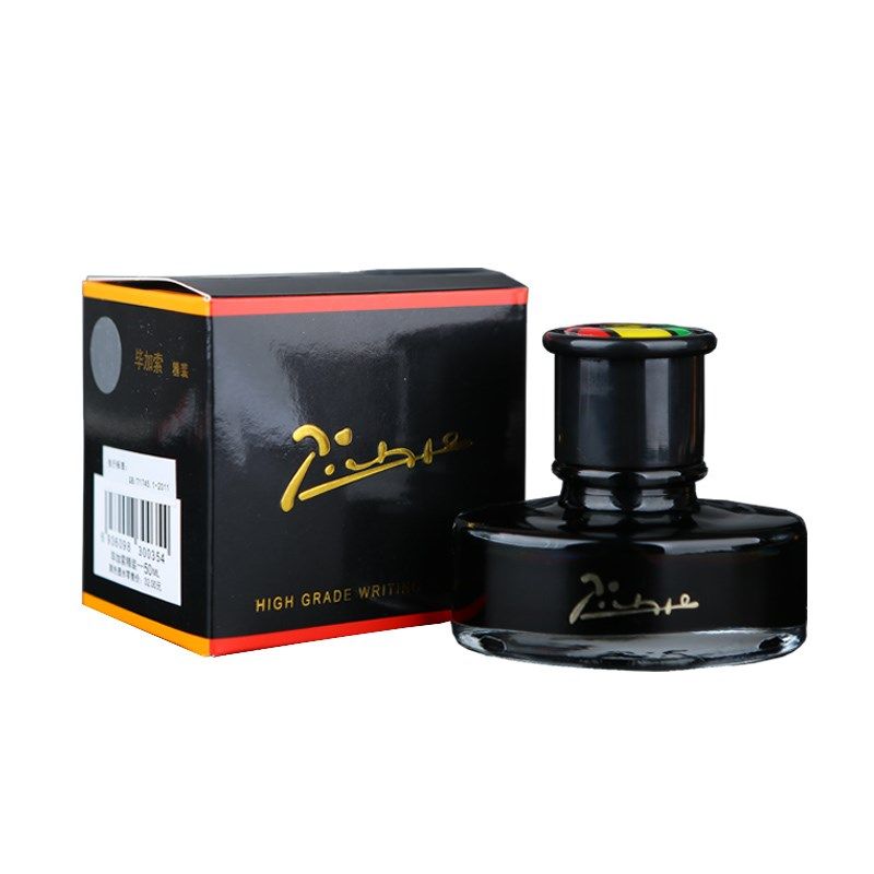 imio毕加索墨水钢笔用非碳素墨水学生用练字纯黑蓝色蓝黑墨水速干