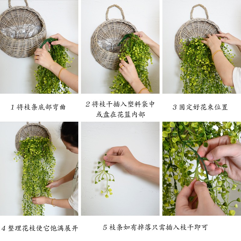 创意家居墙上装饰品小挂件客厅墙面壁挂房间卧室布置餐厅墙壁植物