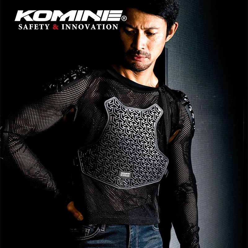 KOMINE摩托机车骑行装备铠甲夏季CE2护甲衣男网眼弹力SK-834/844