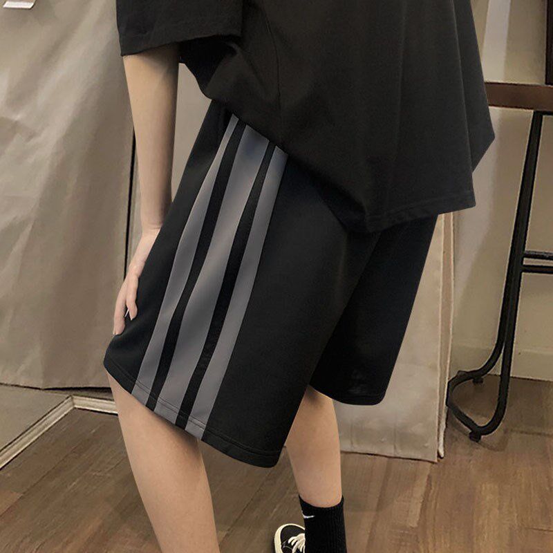 大码300斤短裤男夏季宽松阔腿bf港G风五分裤篮球中裤休闲运动裤子