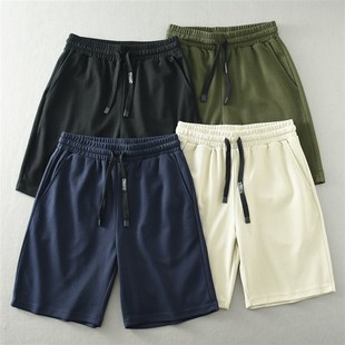 宽松针织卫X裤 极简百搭舒适重磅运动短裤 夏季 休闲裤 男生五分 男士
